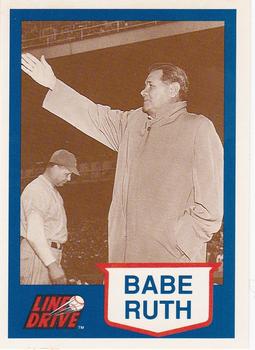 1991 Line Drive Babe Ruth #9 Babe Ruth Front
