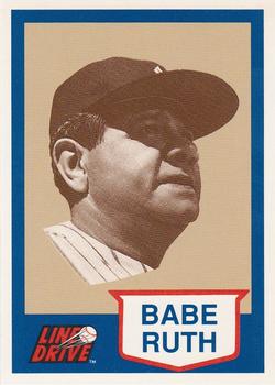 1991 Line Drive Babe Ruth #10 Babe Ruth Front