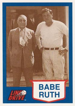 1991 Line Drive Babe Ruth #15 Babe Ruth Front