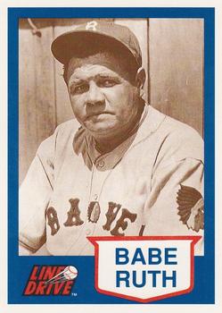 1991 Line Drive Babe Ruth #19 Babe Ruth Front