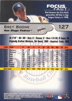 2001 Fleer Focus #127 Bret Boone Back