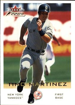 2001 Fleer Focus #9 Tino Martinez Front