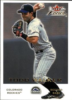 2001 Fleer Focus #15 Todd Walker Front