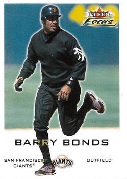 2001 Fleer Focus #144 Barry Bonds Front