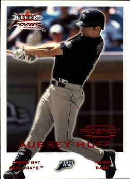 2001 Fleer Focus #208 Aubrey Huff Front