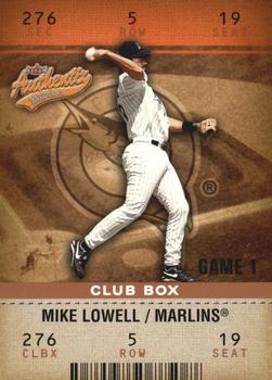 2003 Fleer Authentix - Club Box #91 Mike Lowell Front