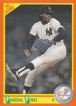 1990 Score Rookie & Traded #5T Pascual Perez Front