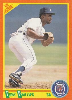 1990 Score Rookie & Traded #14T Tony Phillips Front