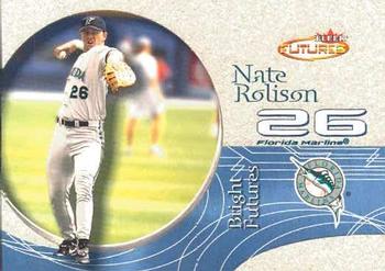 2001 Fleer Futures #185 Nate Rolison Front