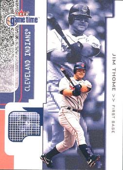 2001 Fleer Game Time #11 Jim Thome Front