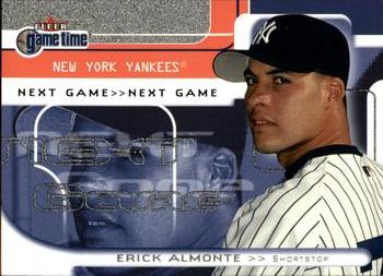 2001 Fleer Game Time #114 Erick Almonte Front