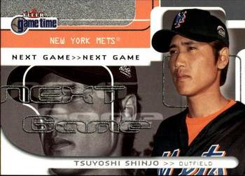 2001 Fleer Game Time #116 Tsuyoshi Shinjo Front
