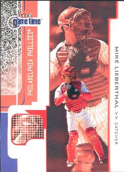 2001 Fleer Game Time #28 Mike Lieberthal Front