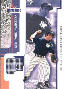 2001 Fleer Game Time #73 Mike Mussina Front
