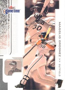 2001 Fleer Game Time #88 Magglio Ordonez Front