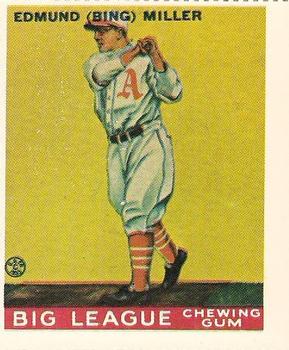1982 Dover Publications Reprints American League #59 Bing Miller Front