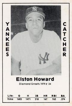 1979 TCMA Diamond Greats #24 Elston Howard Front
