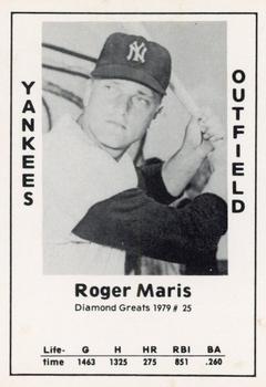1979 TCMA Diamond Greats #25 Roger Maris Front