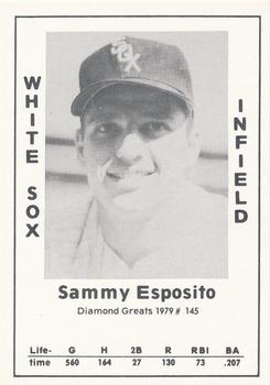 1979 TCMA Diamond Greats #145 Sammy Esposito Front