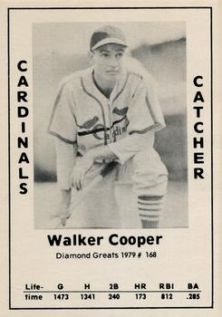 1979 TCMA Diamond Greats #168 Walker Cooper Front