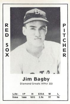 1979 TCMA Diamond Greats #233 Jim Bagby Front