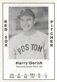 1979 TCMA Diamond Greats #240 Harry Dorish Front