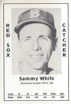 1979 TCMA Diamond Greats #248 Sammy White Front