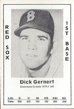 1979 TCMA Diamond Greats #249 Dick Gernert Front