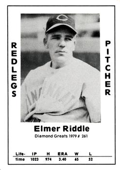 1979 TCMA Diamond Greats #261 Elmer Riddle Front