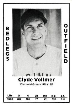 1979 TCMA Diamond Greats #267 Clyde Vollmer Front