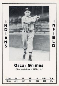 1979 TCMA Diamond Greats #282 Oscar Grimes Front