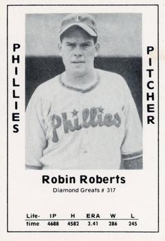 1979 TCMA Diamond Greats #317 Robin Roberts Front