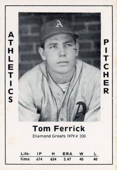 1979 TCMA Diamond Greats #330 Tom Ferrick Front