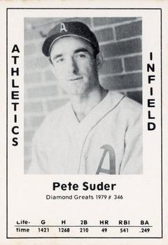 1979 TCMA Diamond Greats #346 Pete Suder Front