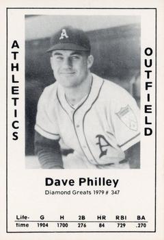 1979 TCMA Diamond Greats #347 Dave Philley Front