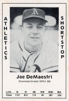 1979 TCMA Diamond Greats #350 Joe DeMaestri Front