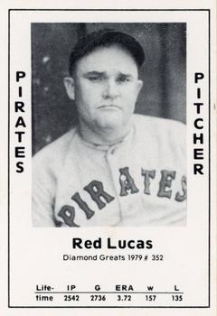 1979 TCMA Diamond Greats #352 Red Lucas Front