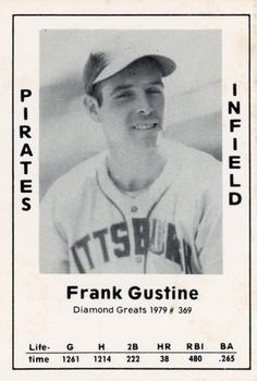 1979 TCMA Diamond Greats #369 Frank Gustine Front