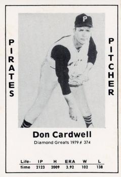 1979 TCMA Diamond Greats #374 Don Cardwell Front