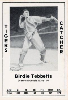 1979 TCMA Diamond Greats #377 Birdie Tebbetts Front