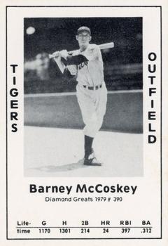 1979 TCMA Diamond Greats #390 Barney McCosky Front