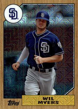 2017 Topps - 1987 Topps Baseball 30th Anniversary Chrome Silver Pack (Series One) #87-WM Wil Myers Front