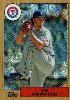 2017 Topps - 1987 Topps Baseball 30th Anniversary Chrome Silver Pack (Series One) #87-YD Yu Darvish Front