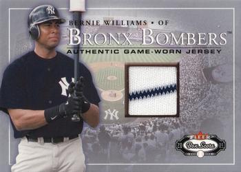 2003 Fleer Box Score - Bronx Bombers Game-Worn #6 BB Bernie Williams Front