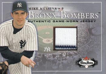 2003 Fleer Box Score - Bronx Bombers Game-Worn #9 BB Mike Mussina Front