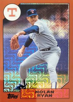 2017 Topps - 1987 Topps Baseball 30th Anniversary Chrome Silver Pack Red Refractor (Series One) #87-NR Nolan Ryan Front