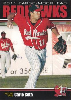 2011 Fargo-Moorhead RedHawks #NNO Carlo Cota Front