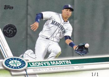 2017 Topps - 65th Stamp #279 Leonys Martin Front