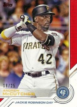 2017 Topps - Jackie Robinson Day Red #JRD-23 Andrew McCutchen Front