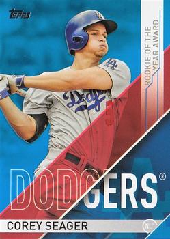 2017 Topps - MLB Awards Blue #ROY-2 Corey Seager Front